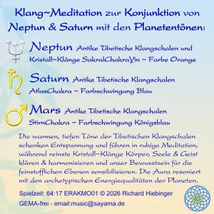 Klang~Meditation Neptun & Saturn Konjunktion