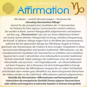 Sternzeichen Affirmationen ~ Steinbock