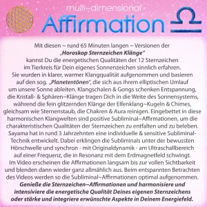 Sternzeichen Affirmationen ~ Waage
